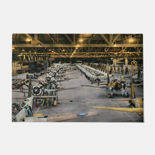 Plane - The world's fastest production line 1942 Doormat