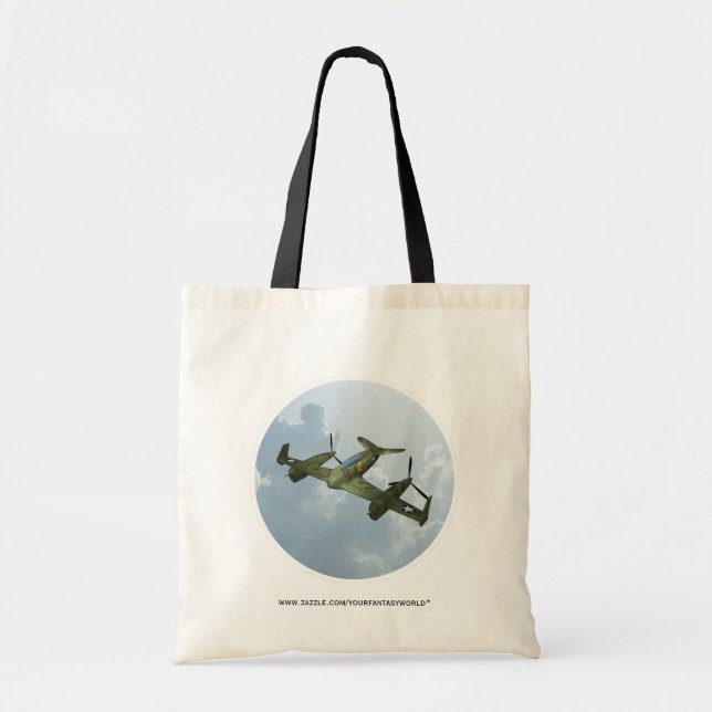 Plane Tote Bag (Front)