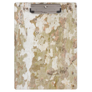 Plane tree camouflage looks bark pattern clipboard