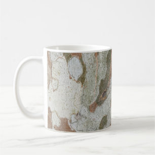 Plane tree camouflage looks bark pattern coffee mu mug