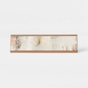 Plane tree camouflage looks bark pattern desk name plate