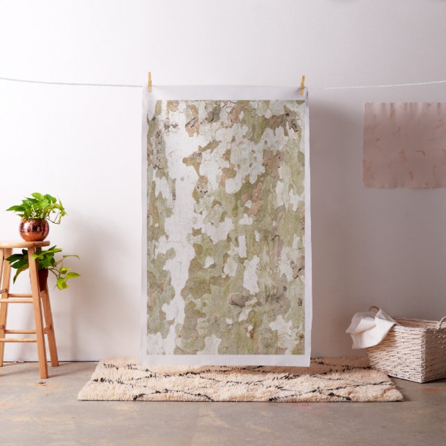 Plane tree camouflage looks bark pattern fabric (In Situ)