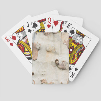 Plane tree camouflage looks bark pattern playing cards