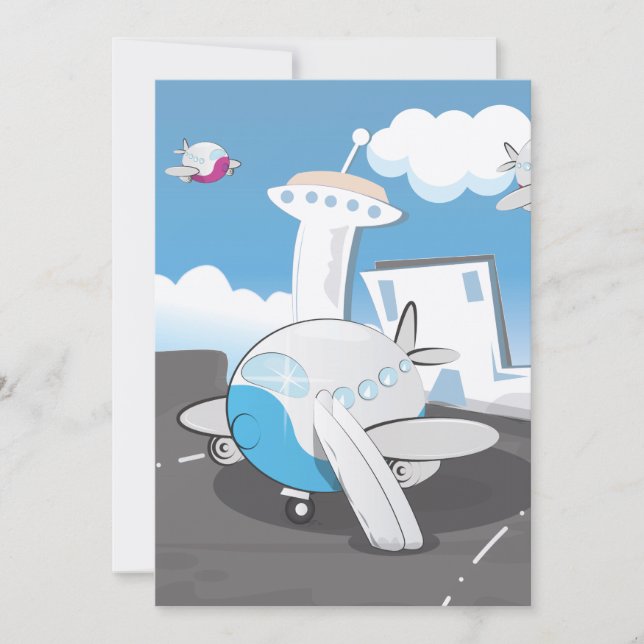 planes invitation (Front)