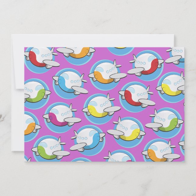 planes invitation (Front)