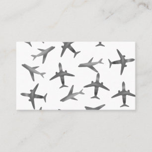 Planes or aircrafts design business card