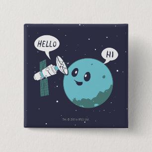 Planet 15 Cm Square Badge