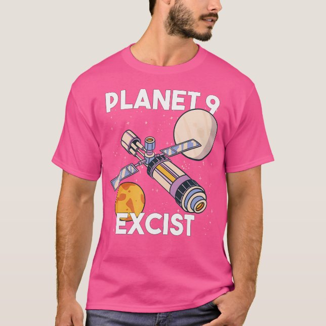 Planet 9 Solar System Astronomy T-Shirt (Front)