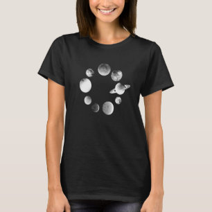 Planet Aesthetic Minimal Solar System Power Univer T-Shirt