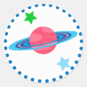 Planet and Outer Space Sticker