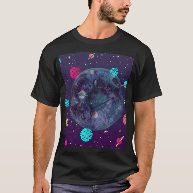 Planet And Star T-Shirt (Front)