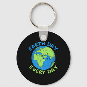 Planet Anniversary Earth Day Everyday Earth Day 1 Key Ring