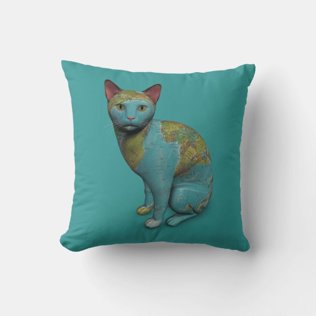 Planet Cat Cushion (Front)