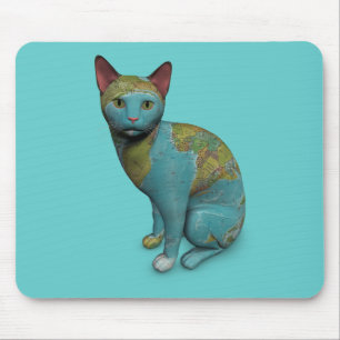 Planet Cat Mouse Mat