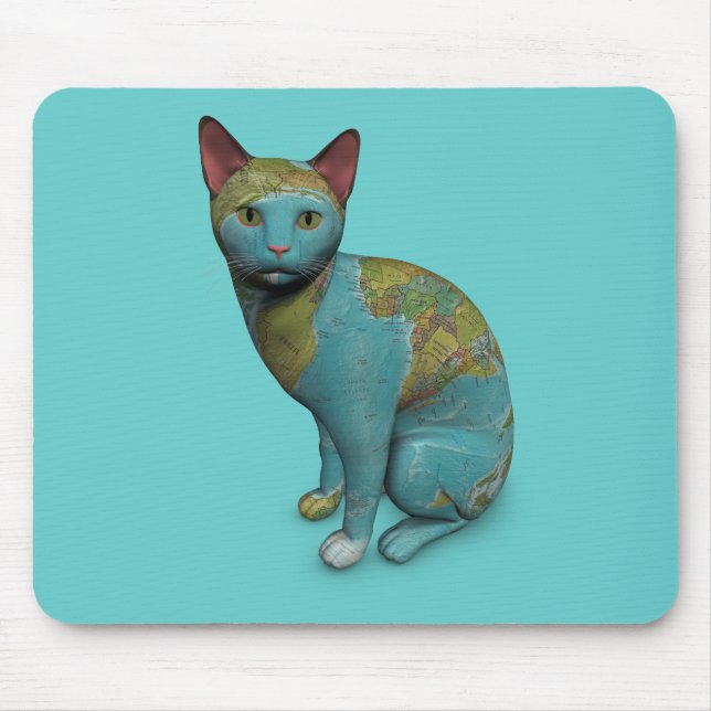 Planet Cat Mouse Mat (Front)