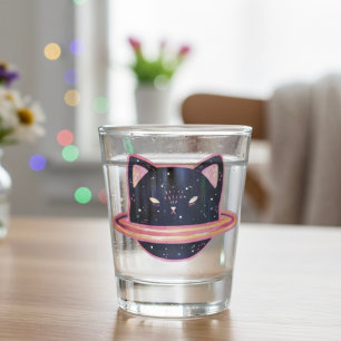 Planet Cat Shot Glass