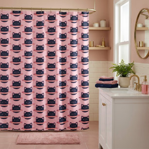 Planet Cat Shower Curtain