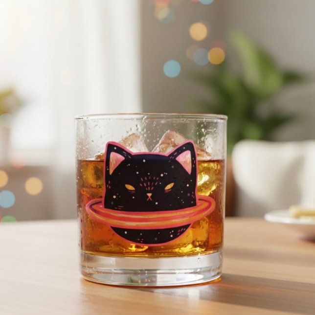 Planet Cat Whiskey Glass (Creator Uploaded)