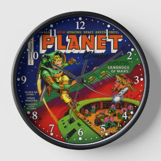 Planet Comics Clock