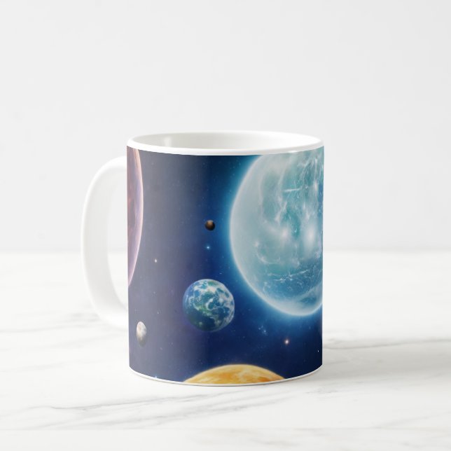 Planet Designing Cups and Mugs (Front Left)