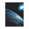 Planet Earth and Star from Space