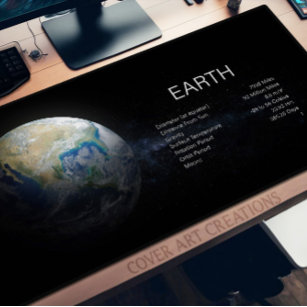 Planet Earth Astronomy Science Desk Mat
