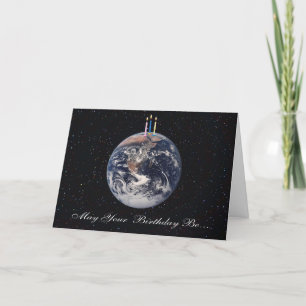 Planet Earth Birthday Card