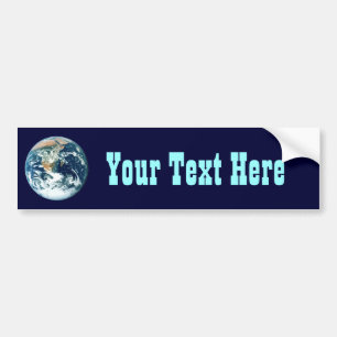 Planet Earth Bumper Sticker