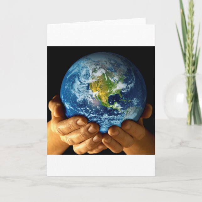 Planet  earth card (Front)