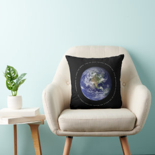 Planet Earth - Christian  John 3:16 Jesus God Cushion