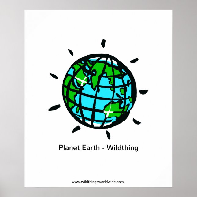 Planet EARTh - Conservation - Ecology - Nature Poster (Front)