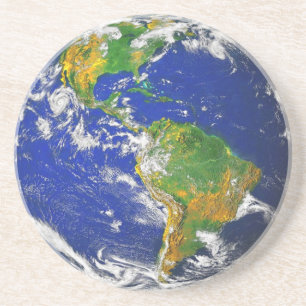 Planet Earth drink coaster