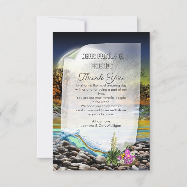 Planet Earth Element  RSVP Card (Front)