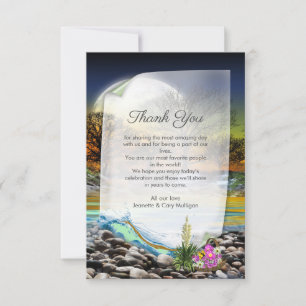 Planet Earth Element Thank You Card