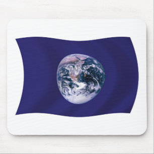 Planet Earth Flag Mousepad