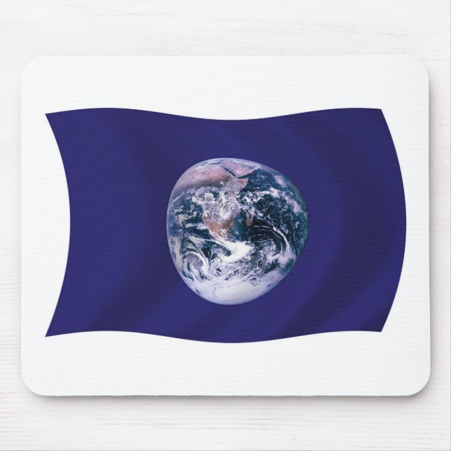 Planet Earth Flag Mousepad (Front)