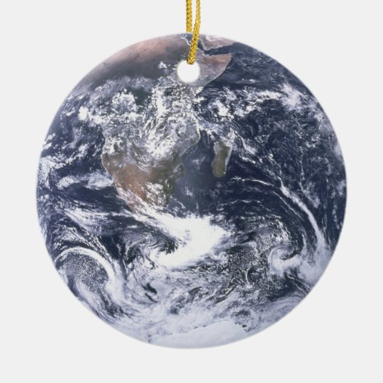 Planet Earth From Space Earth Day Christmas Ornament | Zazzle.co.uk