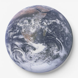 Planet Earth From Space Earth Day Paper Plates