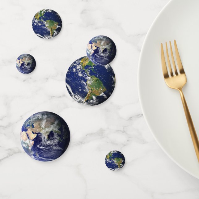 PLANET EARTH FROM SPACE Table Confetti (Group)