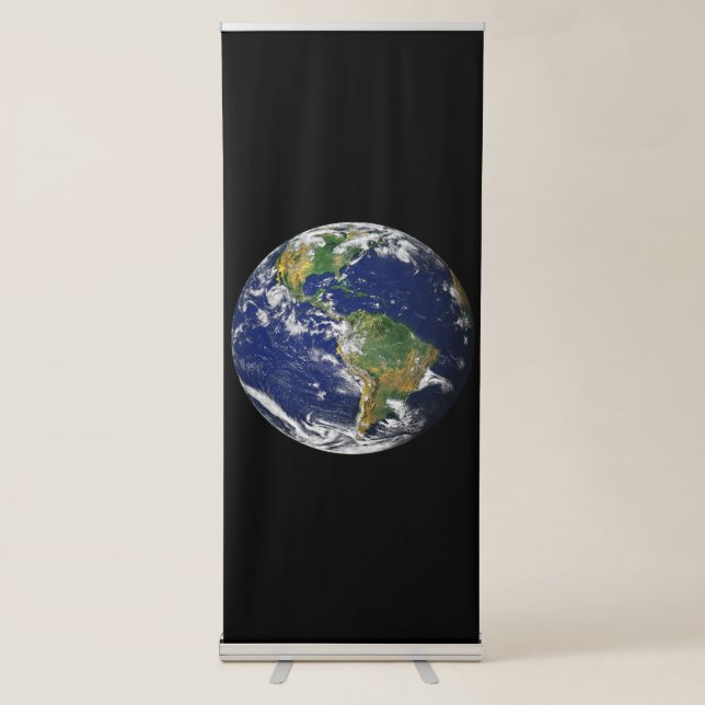 PLANET EARTH FROM SPACE Vertical Banner (Front)