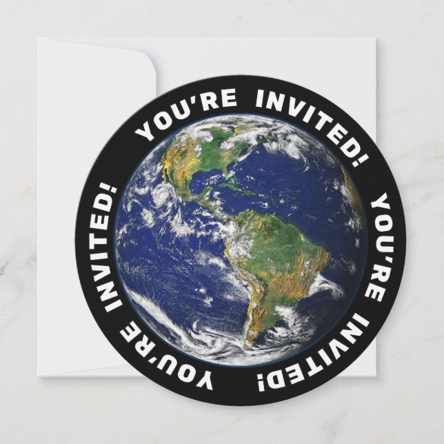 Planet Earth | Invitation (Front)