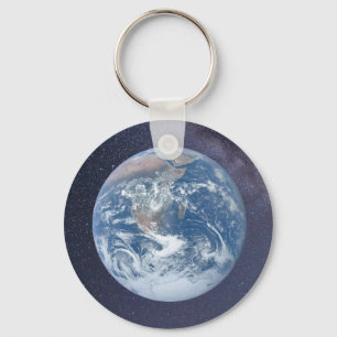Planet Earth Key Ring