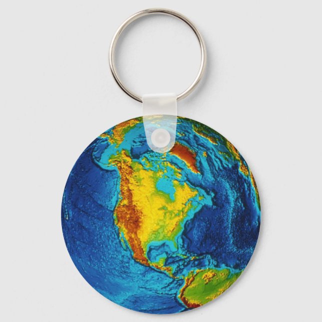 Planet Earth Key Ring (Front)