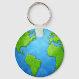 Planet Earth Keychain