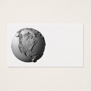 Planet Earth On White Background - North America