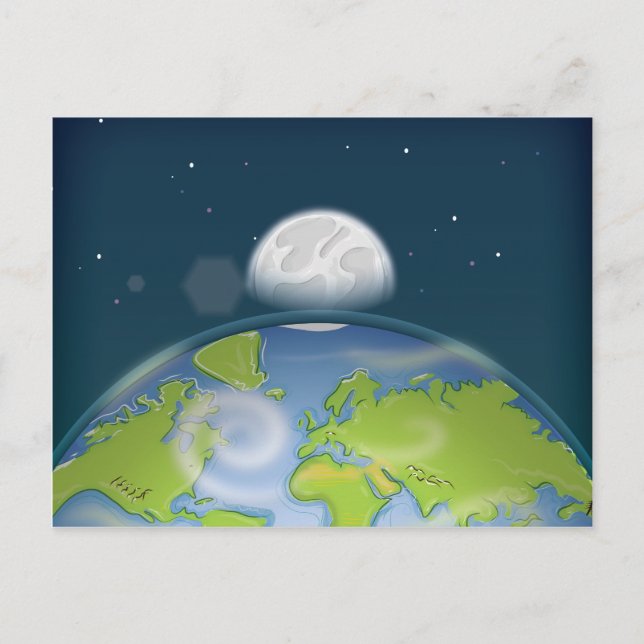 Planet Earth Postcard (Front)
