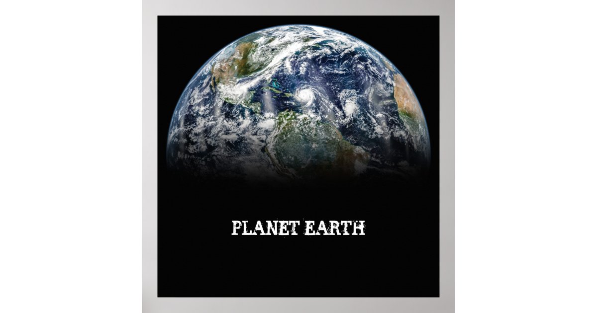 Planet Earth Poster | Zazzle.co.uk