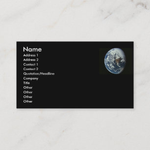 Planet Earth Profile Card