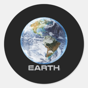 Planet Earth Shirt, Earth Day Mother Earth  Classic Round Sticker