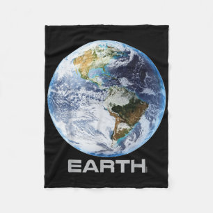 Planet Earth Shirt, Earth Day Mother Earth  Fleece Blanket